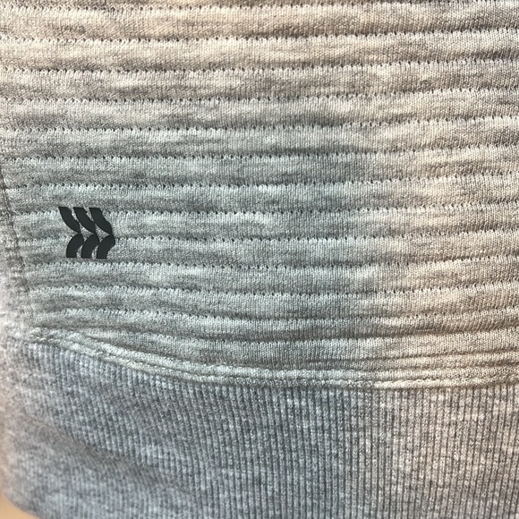 All in motion Ribbed pullover sweatshirt, Heather grey, size medium - Picture 3 of 6